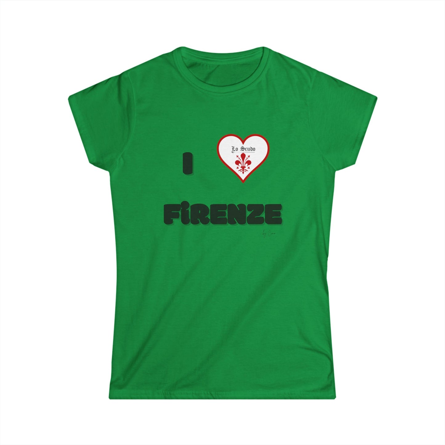 I LOVE FIRENZE Lo Scudo Women's Softstyle T-SHIRT by Cino EU SHIPPING