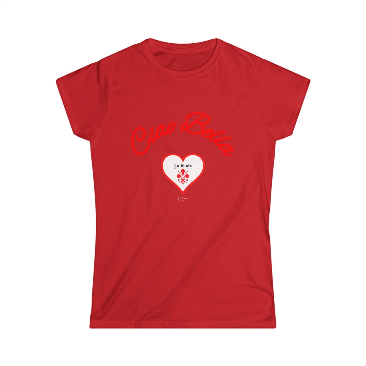 Ciao Bella Women's Softstyle Lo Scudo T-Shirt by Cino USA SHIPPING