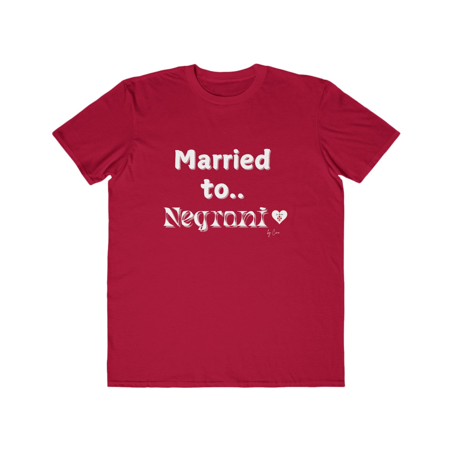 Married to Negroni Men's Lightweight Fashion Lo Scudo T-Shirt by Cino USA SHIPPING