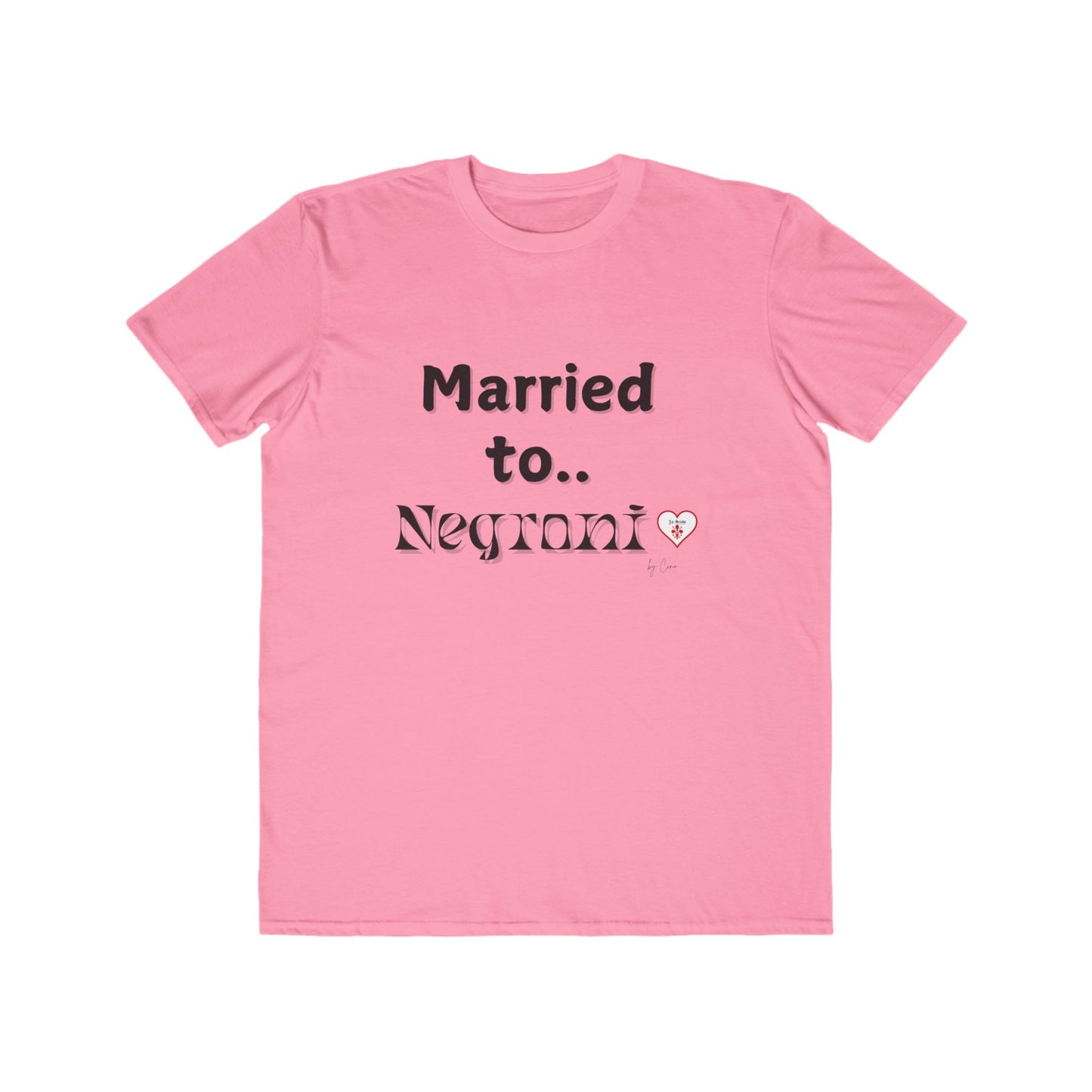 Married to Negroni Men's Lightweight Fashion Lo Scudo T-Shirt by Cino USA SHIPPING