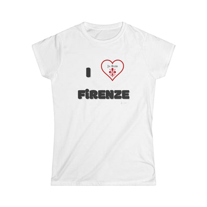 Women’s T-Shirt I LOVE FIRENZE EU SHIPPING