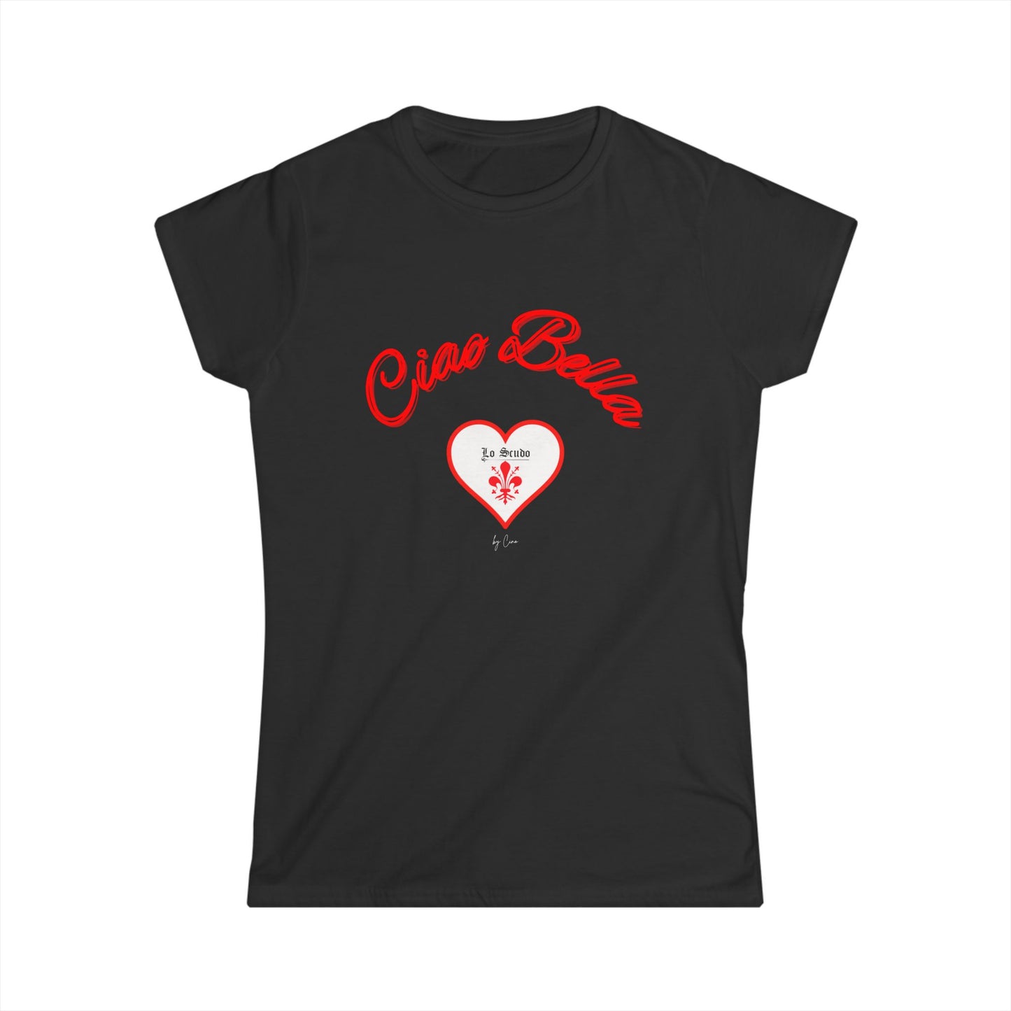 CIAO BELLA Lo Scudo Women's Softstyle T-SHIRT by Cino EU SHIPPING