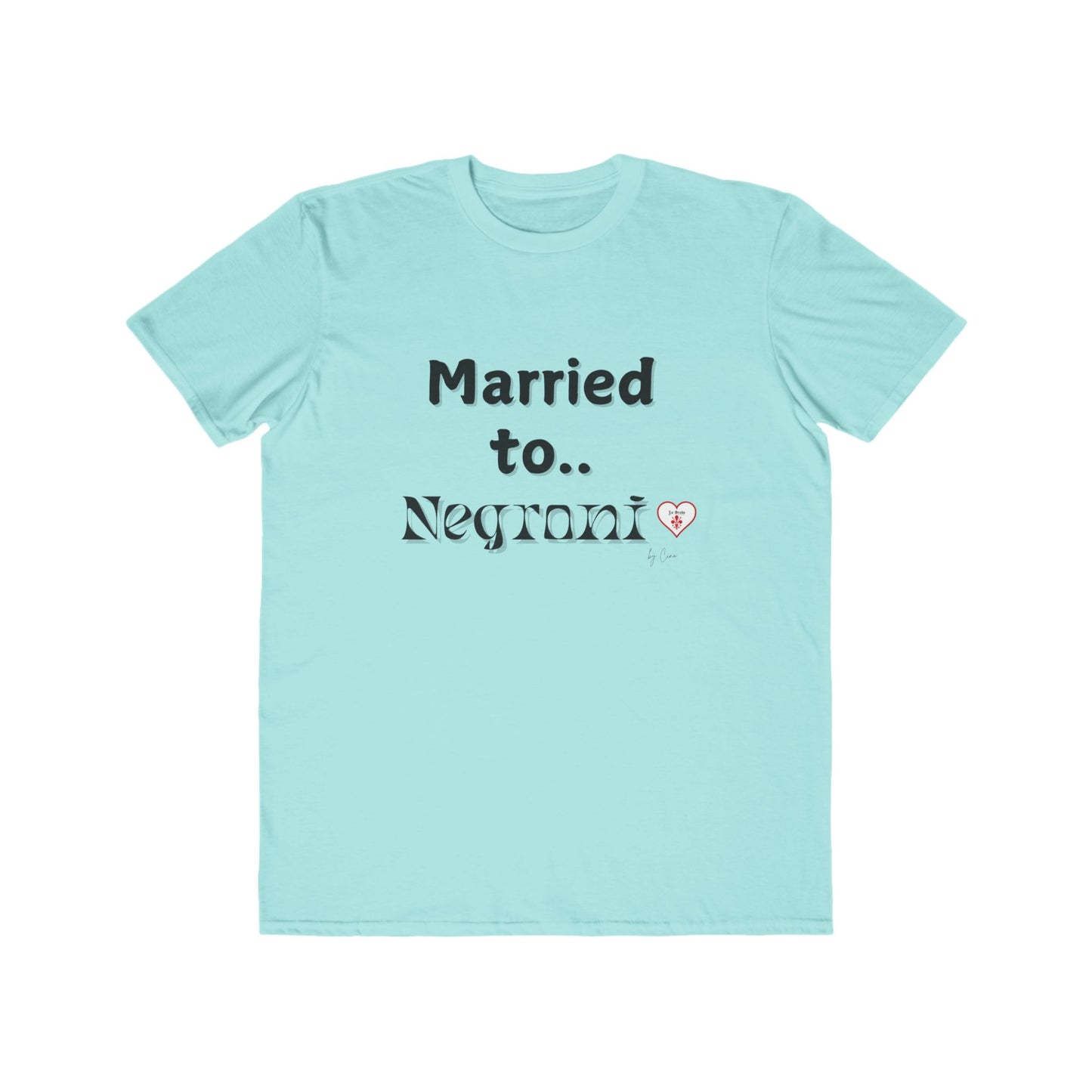 Married to Negroni Men's Lightweight Fashion Lo Scudo T-Shirt by Cino USA SHIPPING