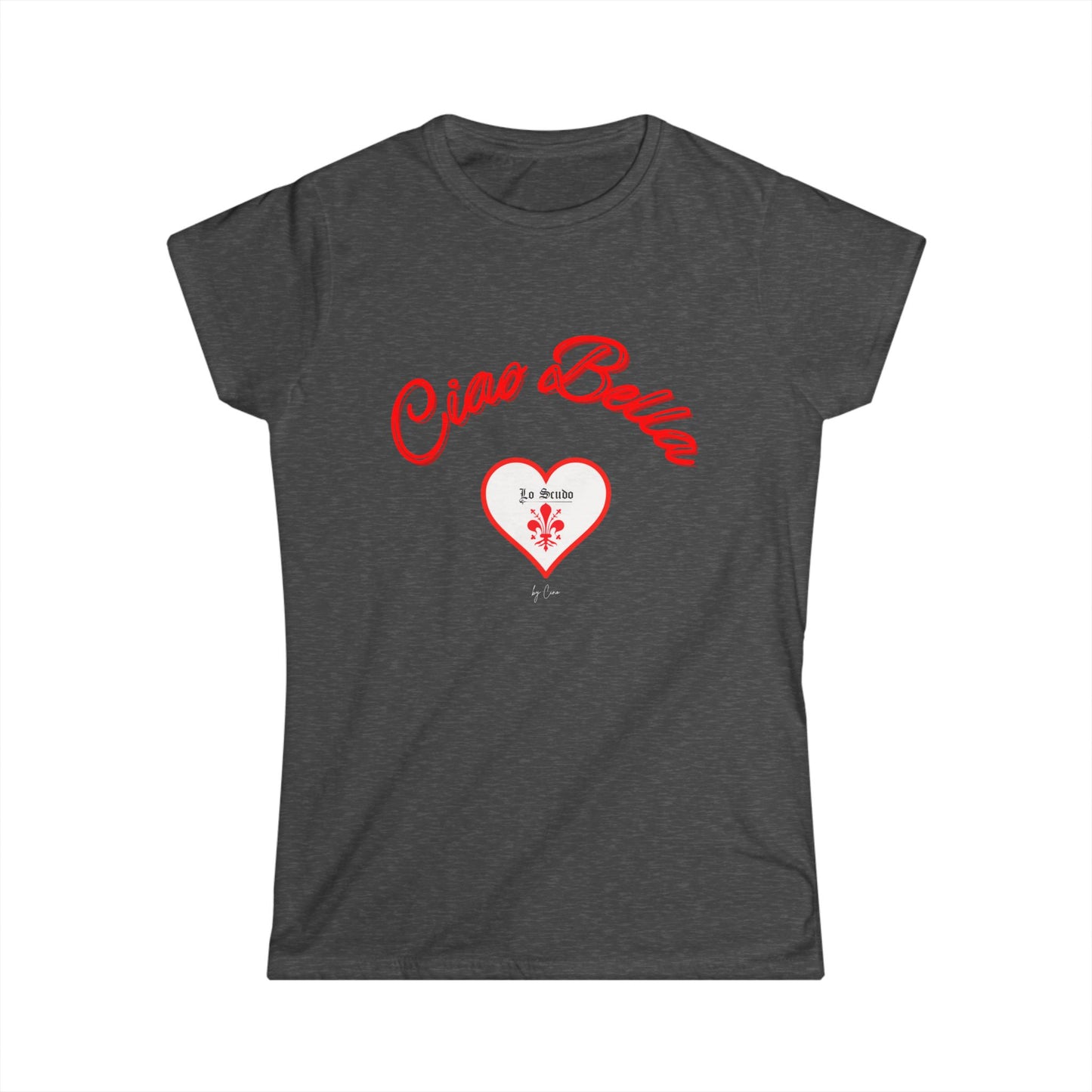 Ciao Bella Women's Softstyle Lo Scudo T-Shirt by Cino USA SHIPPING