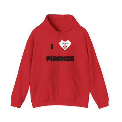 Unisex Official I LOVE FIRENZE Lo Scudo Hooded Sweatshirt EU SHIPPING