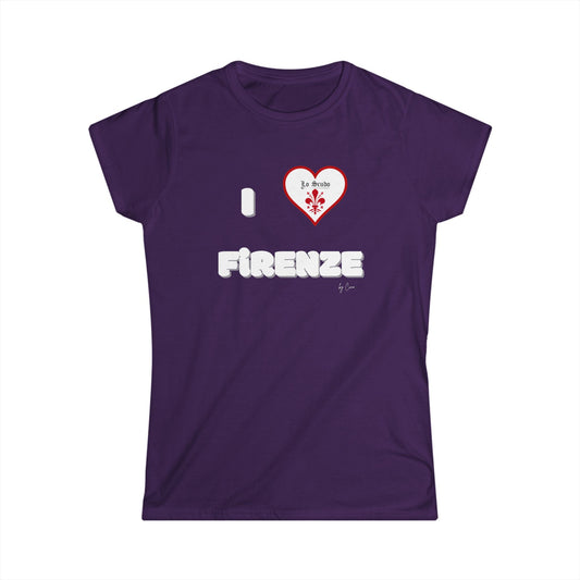 Women’s T-Shirt I LOVE FIRENZE EU SHIPPING