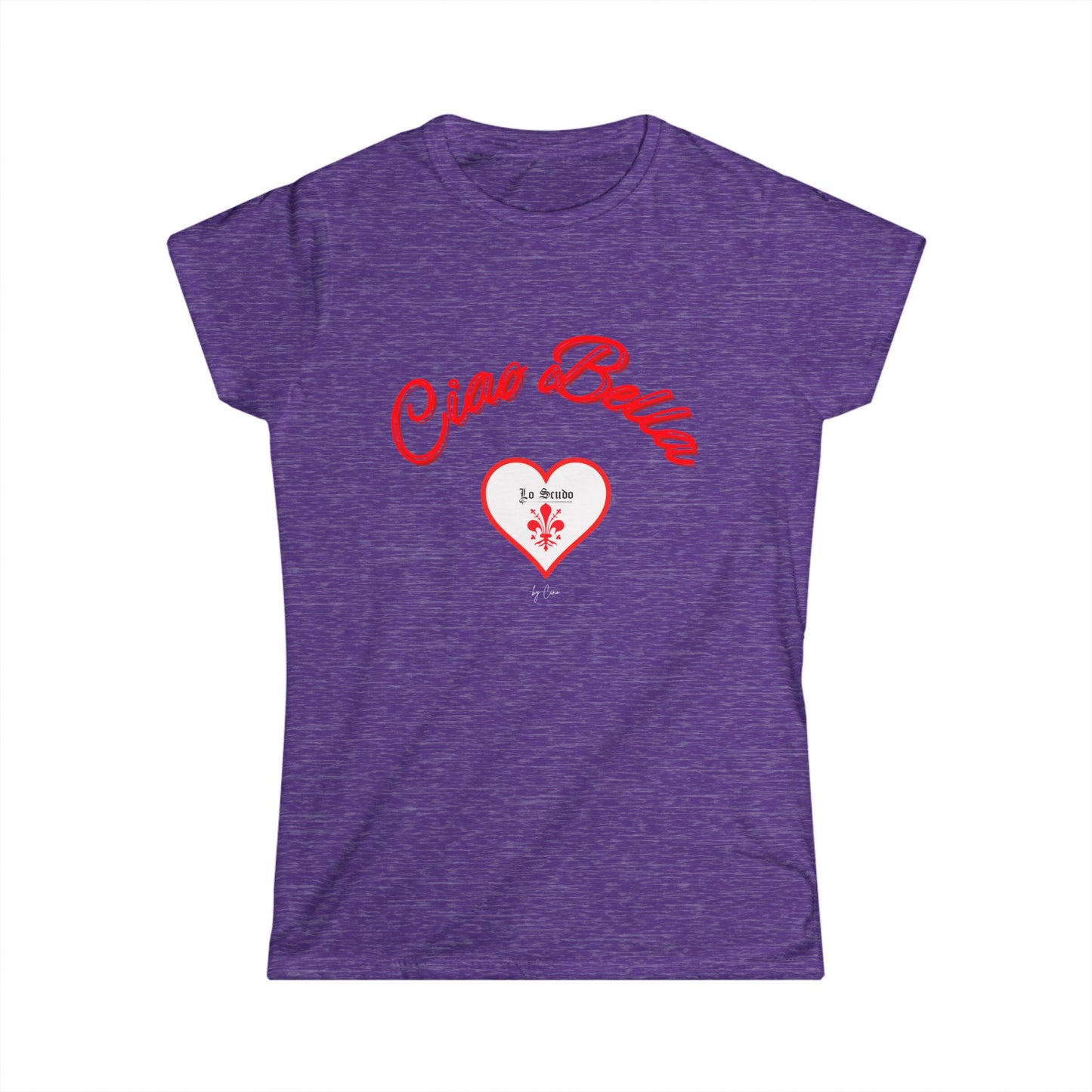 Ciao Bella Women's Softstyle Lo Scudo T-Shirt by Cino USA SHIPPING