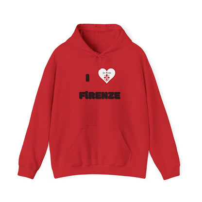 Unisex Heavy Blend™ Hooded I LOVE FIRENZE Sweatshirt USA SHIPPING