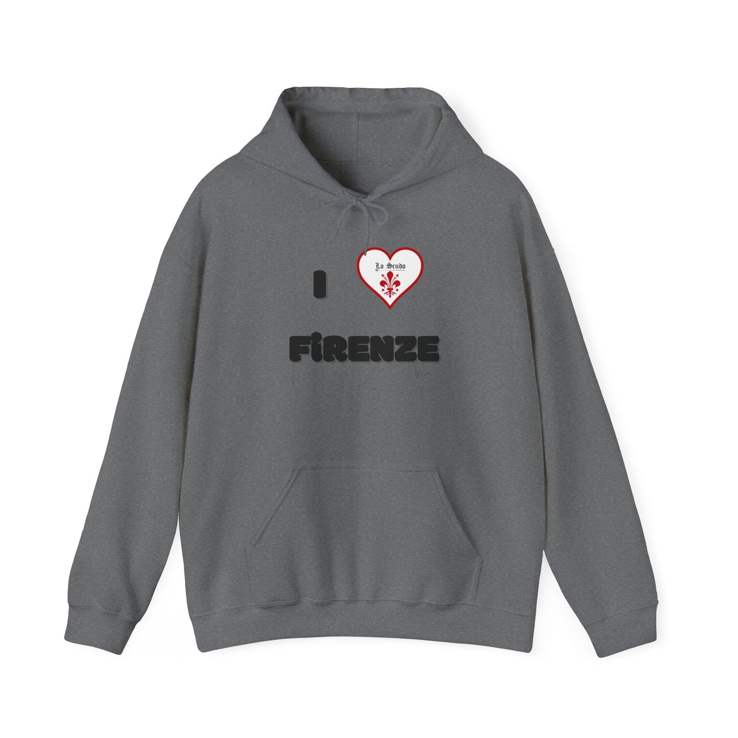 Unisex Heavy Blend™ Hooded I LOVE FIRENZE Sweatshirt USA SHIPPING