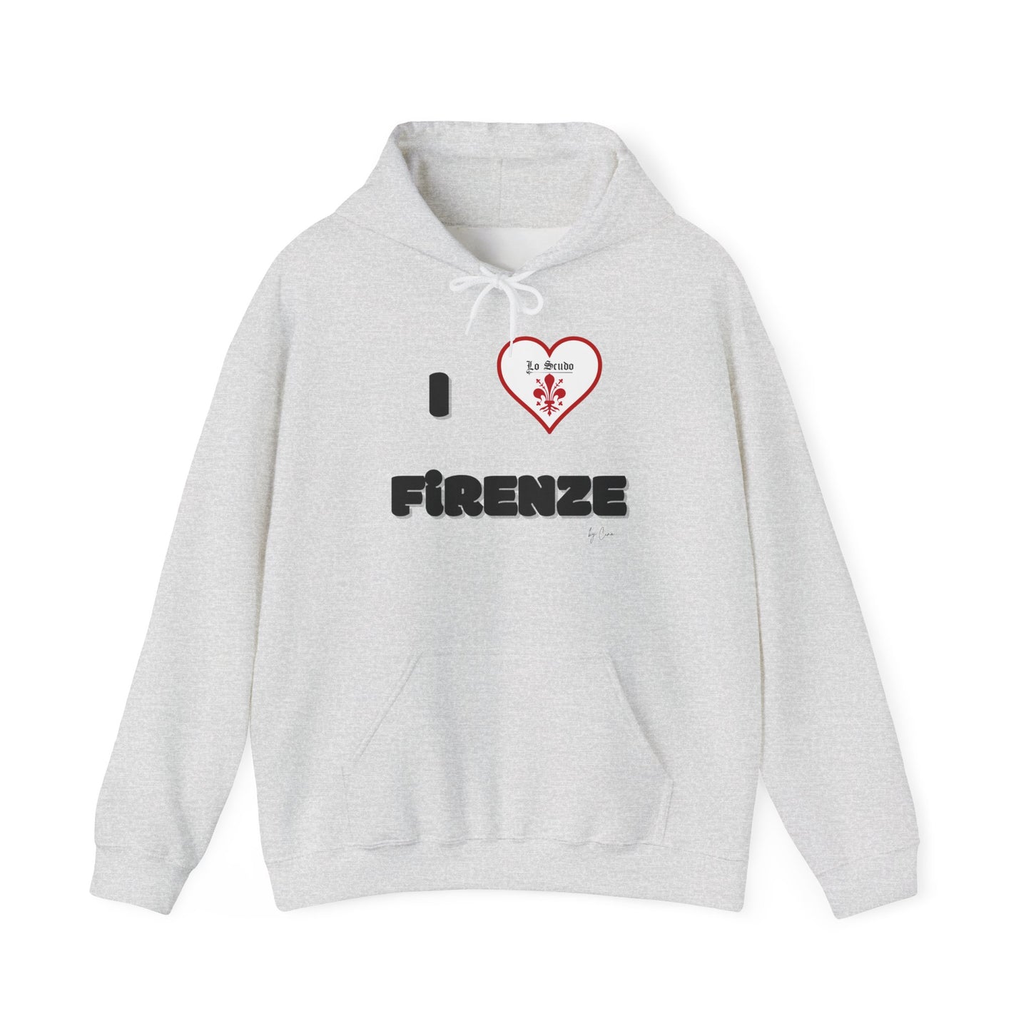 Unisex Official I LOVE FIRENZE Lo Scudo Hooded Sweatshirt EU SHIPPING