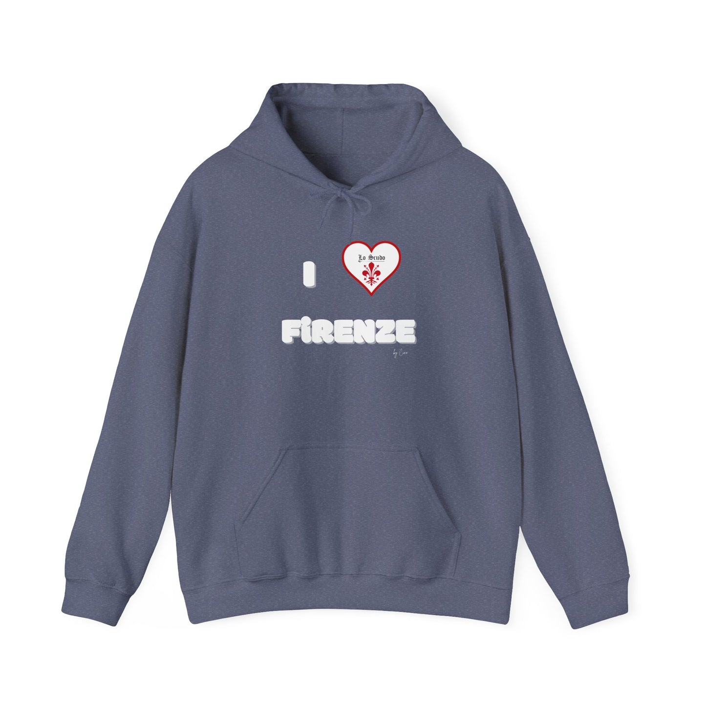 Unisex Heavy Blend™ Hooded I LOVE FIRENZE Sweatshirt USA SHIPPING