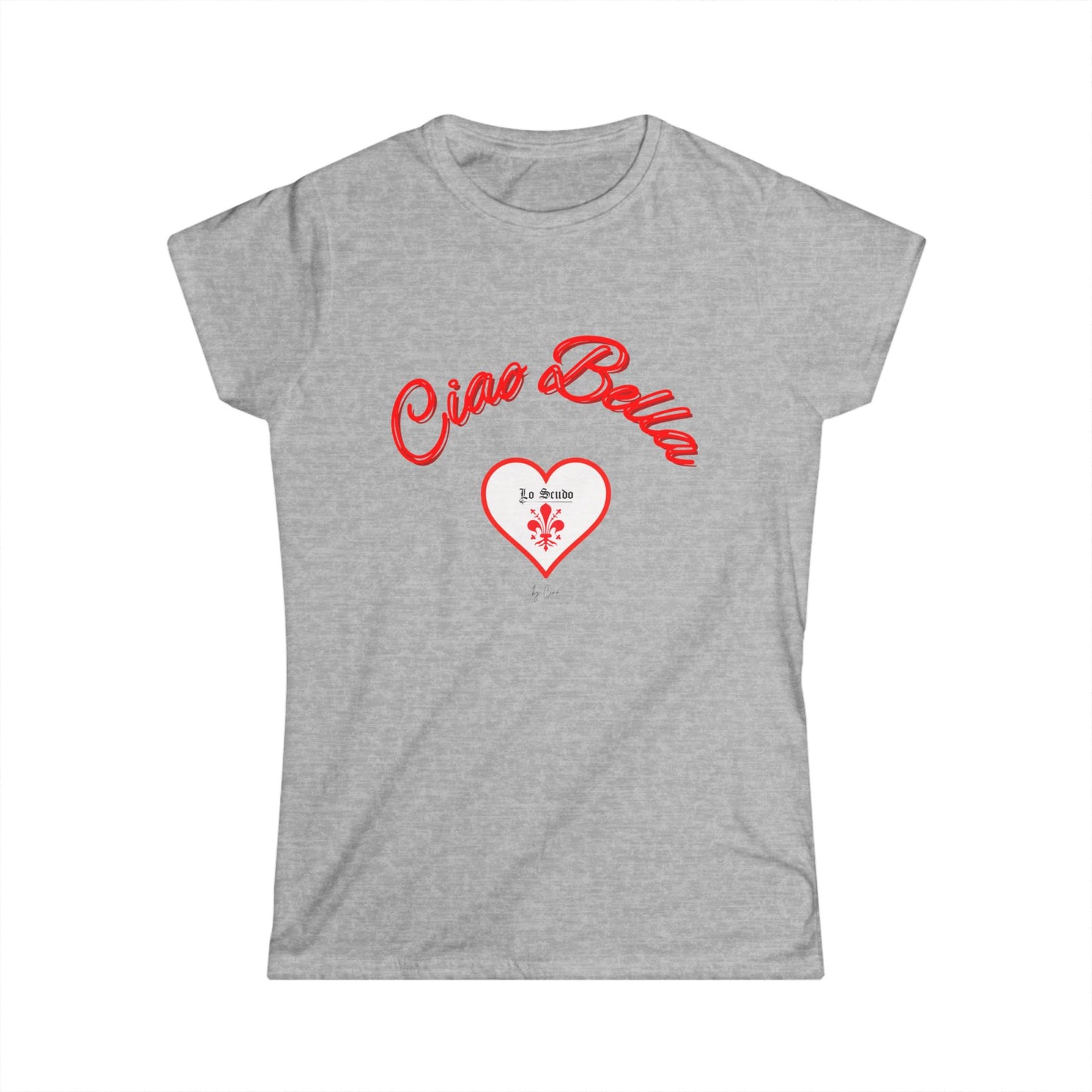Ciao Bella Women's Softstyle Lo Scudo T-Shirt by Cino USA SHIPPING