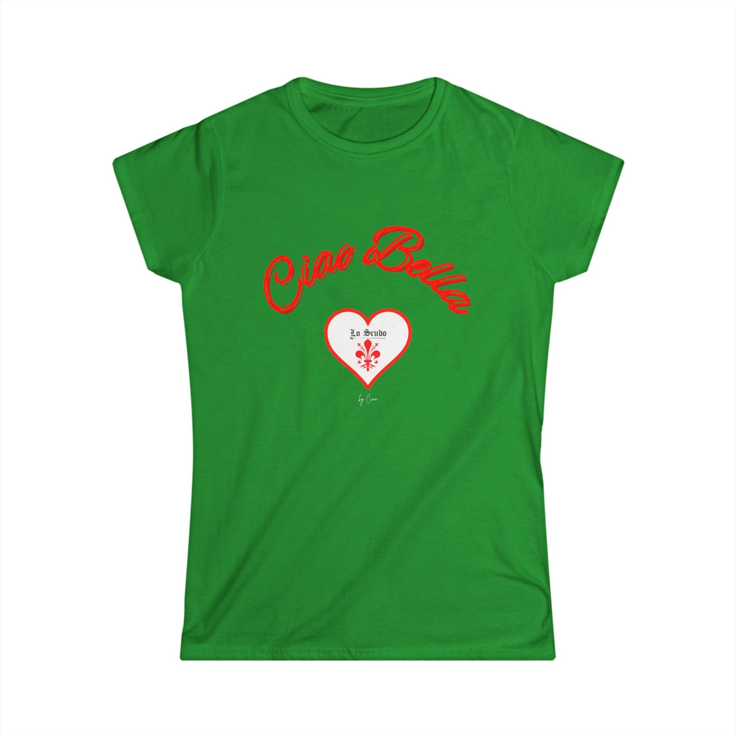 Ciao Bella Women's Softstyle Lo Scudo T-Shirt by Cino USA SHIPPING