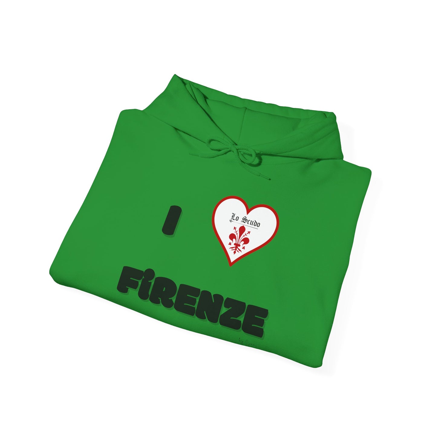 Unisex Official I LOVE FIRENZE Lo Scudo Hooded Sweatshirt EU SHIPPING