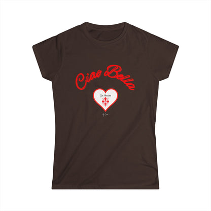 Ciao Bella Women's Softstyle Lo Scudo T-Shirt by Cino USA SHIPPING
