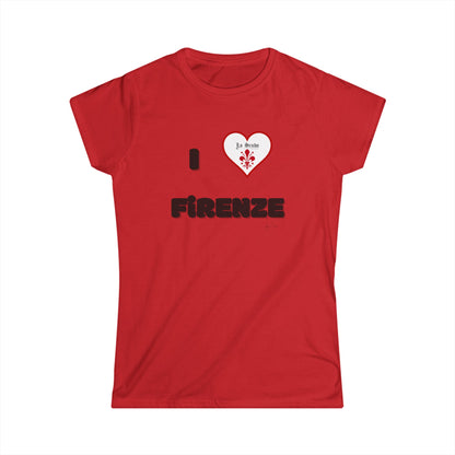 Women’s T-Shirt I LOVE FIRENZE EU SHIPPING