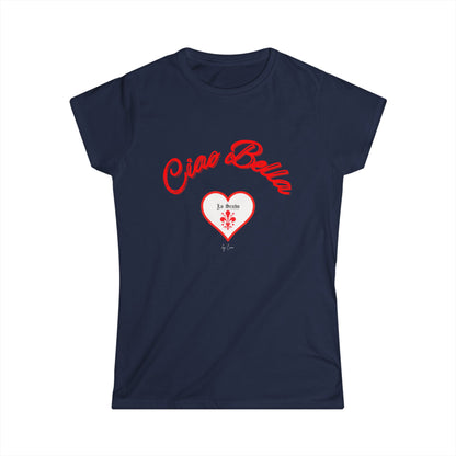 Ciao Bella Women's Softstyle Lo Scudo T-Shirt by Cino USA SHIPPING