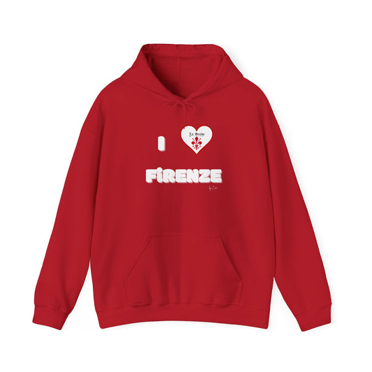 Unisex Heavy Blend™ Hooded I LOVE FIRENZE Sweatshirt USA SHIPPING