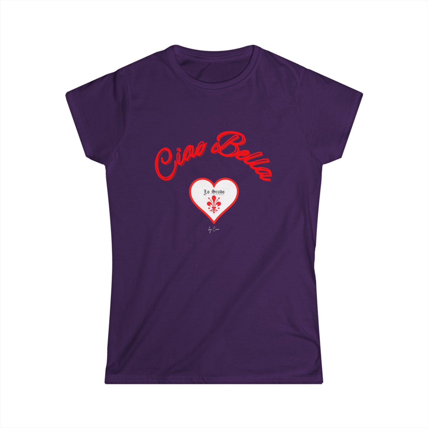 CIAO BELLA Lo Scudo Women's Softstyle T-SHIRT by Cino EU SHIPPING