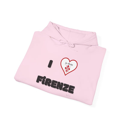 Unisex Heavy Blend™ Hooded I LOVE FIRENZE Sweatshirt USA SHIPPING