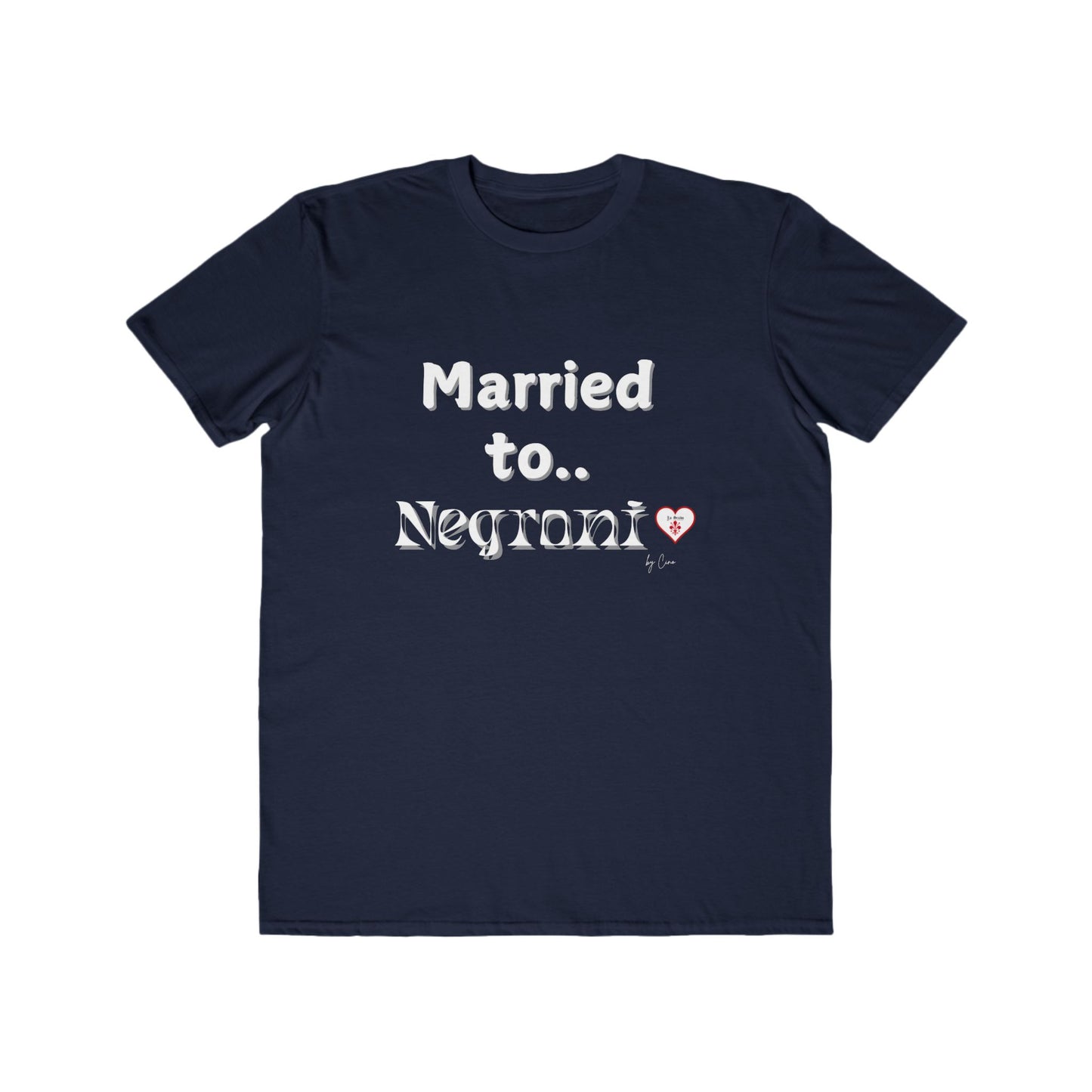 Married to Negroni Men's Lightweight Fashion Lo Scudo T-Shirt by Cino USA SHIPPING