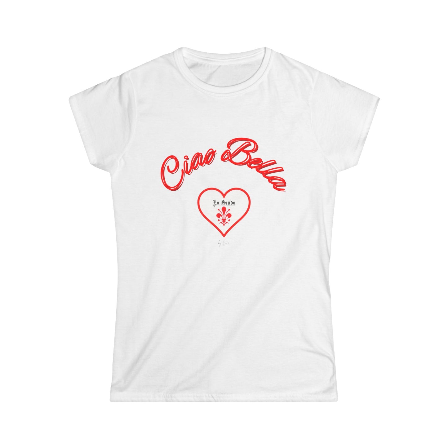 CIAO BELLA Lo Scudo Women's Softstyle T-SHIRT by Cino EU SHIPPING