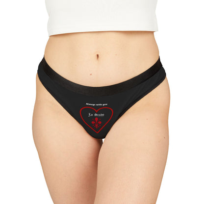 Women's Heart Thong — 'Always With You' Romantic Lingerie