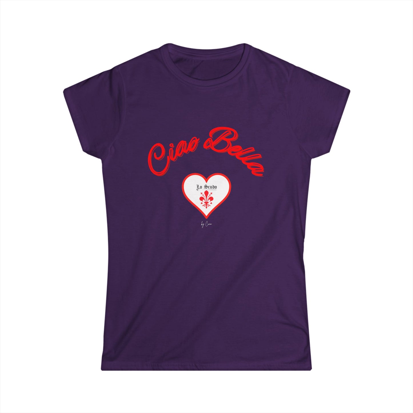 Ciao Bella Women's Softstyle Lo Scudo T-Shirt by Cino USA SHIPPING