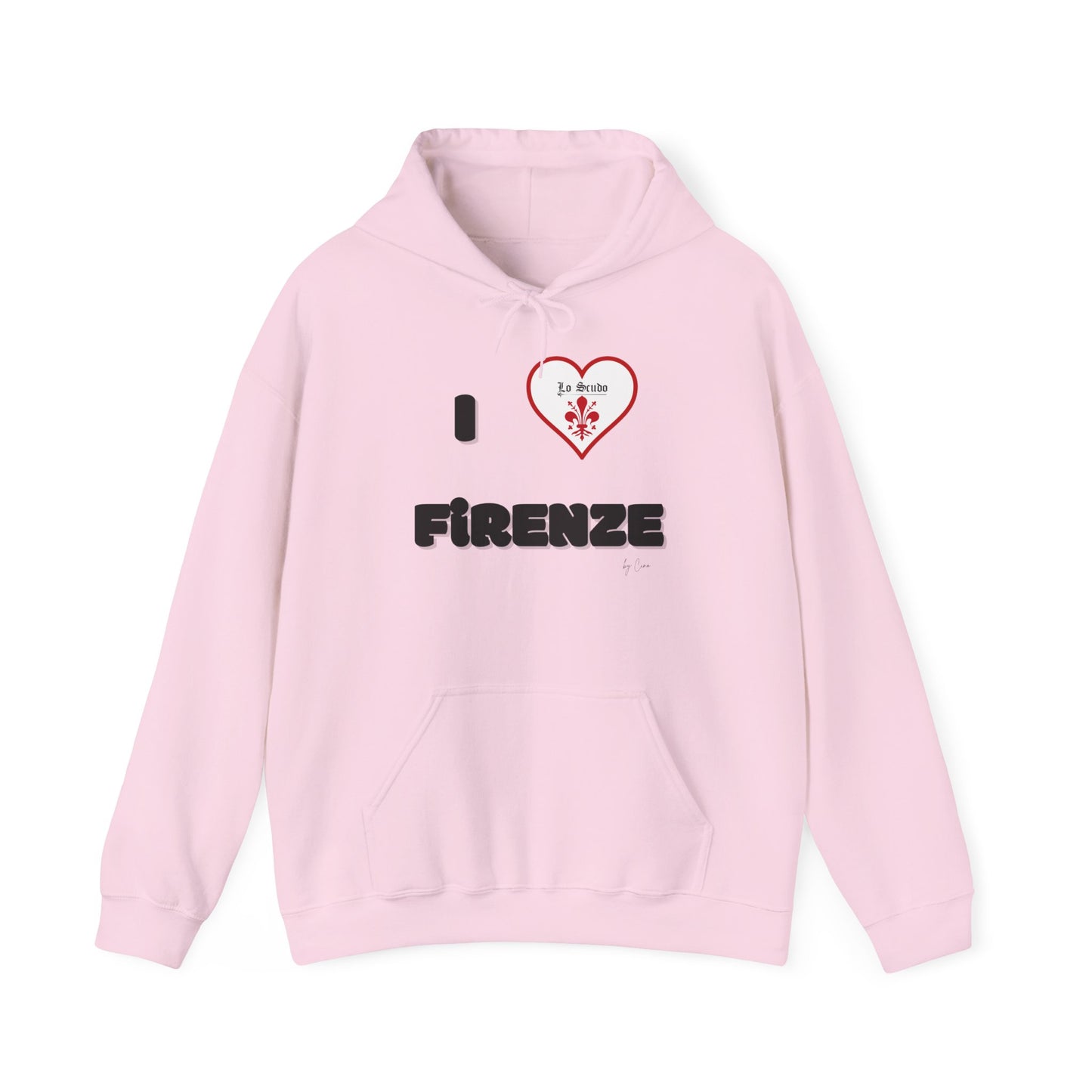 Unisex Official I LOVE FIRENZE Lo Scudo Hooded Sweatshirt EU SHIPPING