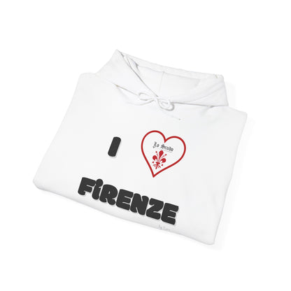 Unisex Official I LOVE FIRENZE Lo Scudo Hooded Sweatshirt EU SHIPPING