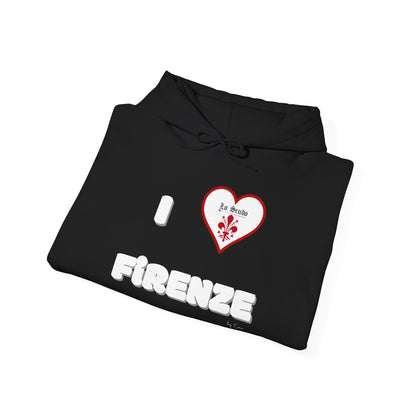 Unisex Official I LOVE FIRENZE Lo Scudo Hooded Sweatshirt EU SHIPPING