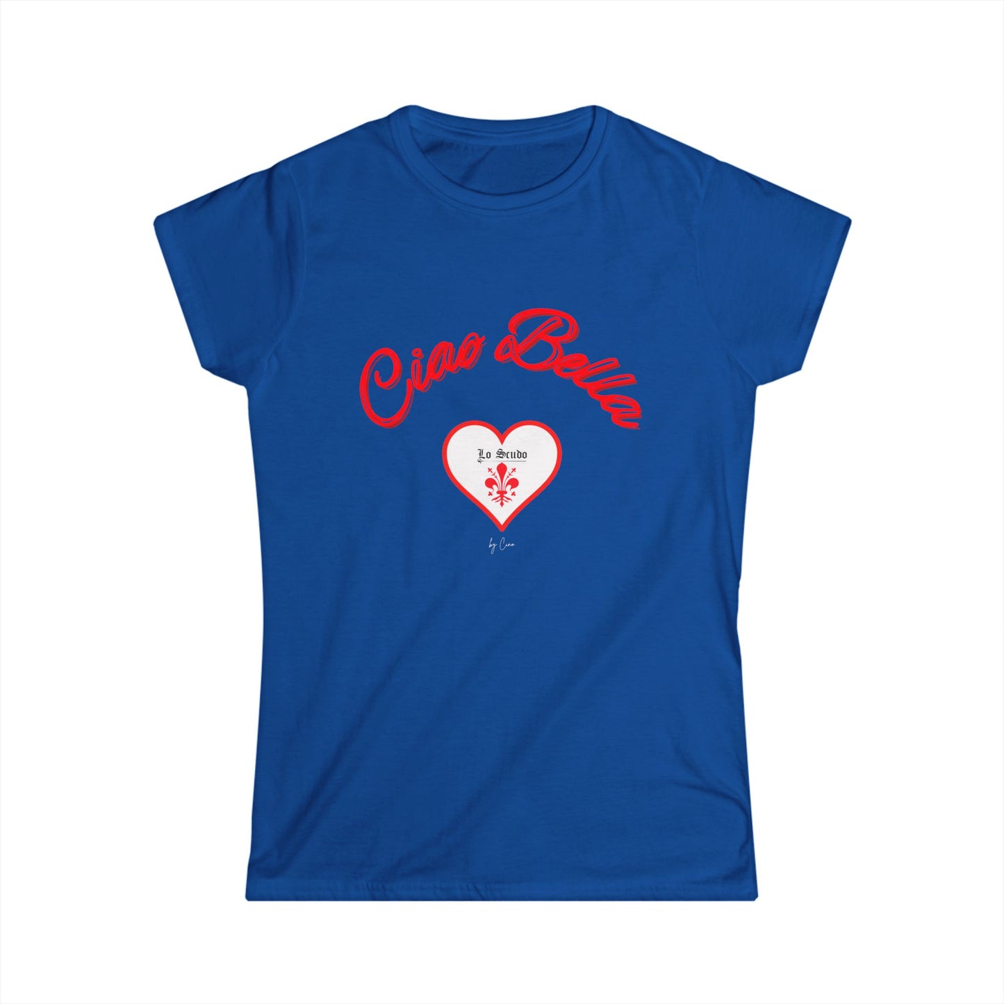 CIAO BELLA Lo Scudo Women's Softstyle T-SHIRT by Cino EU SHIPPING