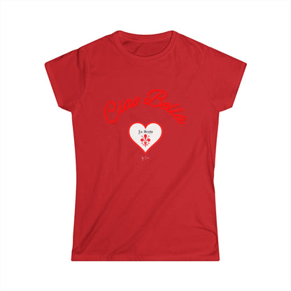 Ciao Bella Women's Softstyle Lo Scudo T-Shirt by Cino USA SHIPPING