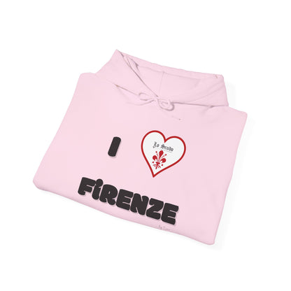 Unisex Official I LOVE FIRENZE Lo Scudo Hooded Sweatshirt EU SHIPPING