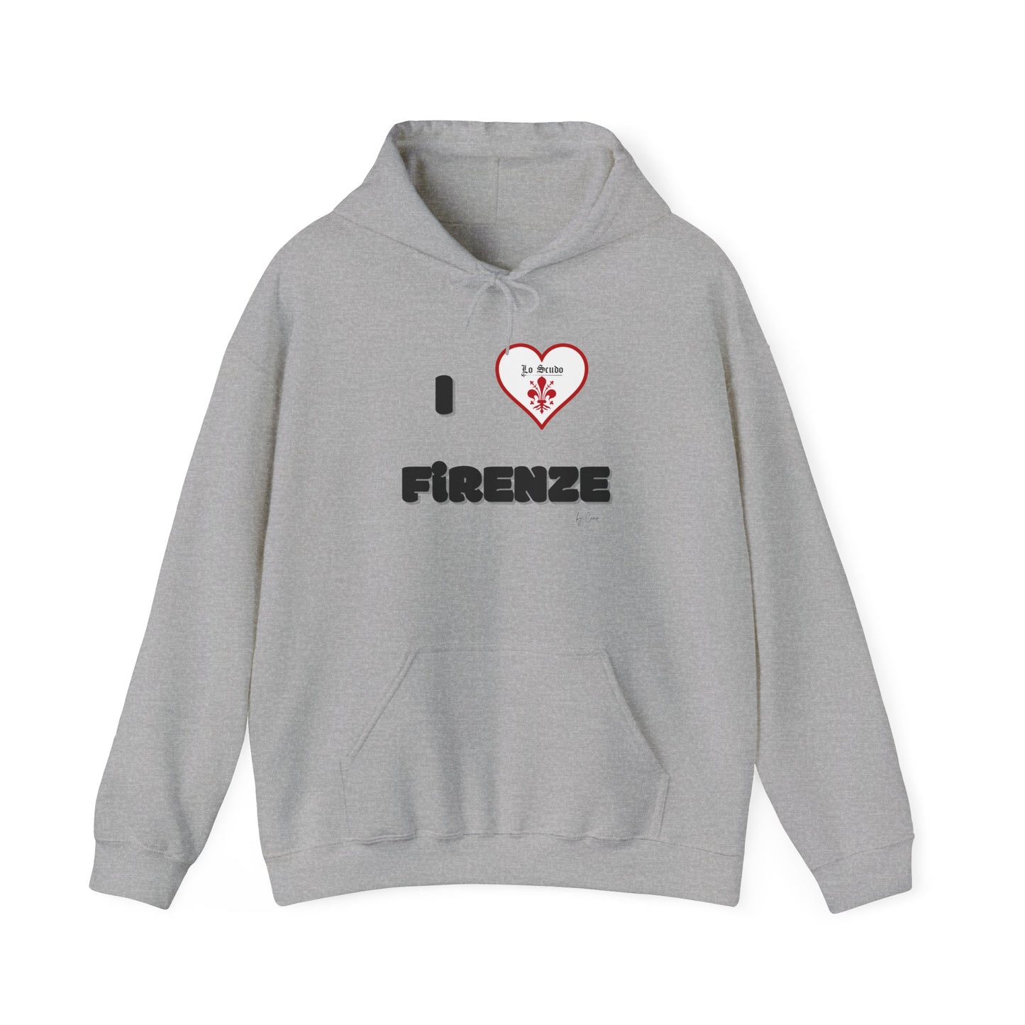 Unisex Heavy Blend™ Hooded I LOVE FIRENZE Sweatshirt USA SHIPPING